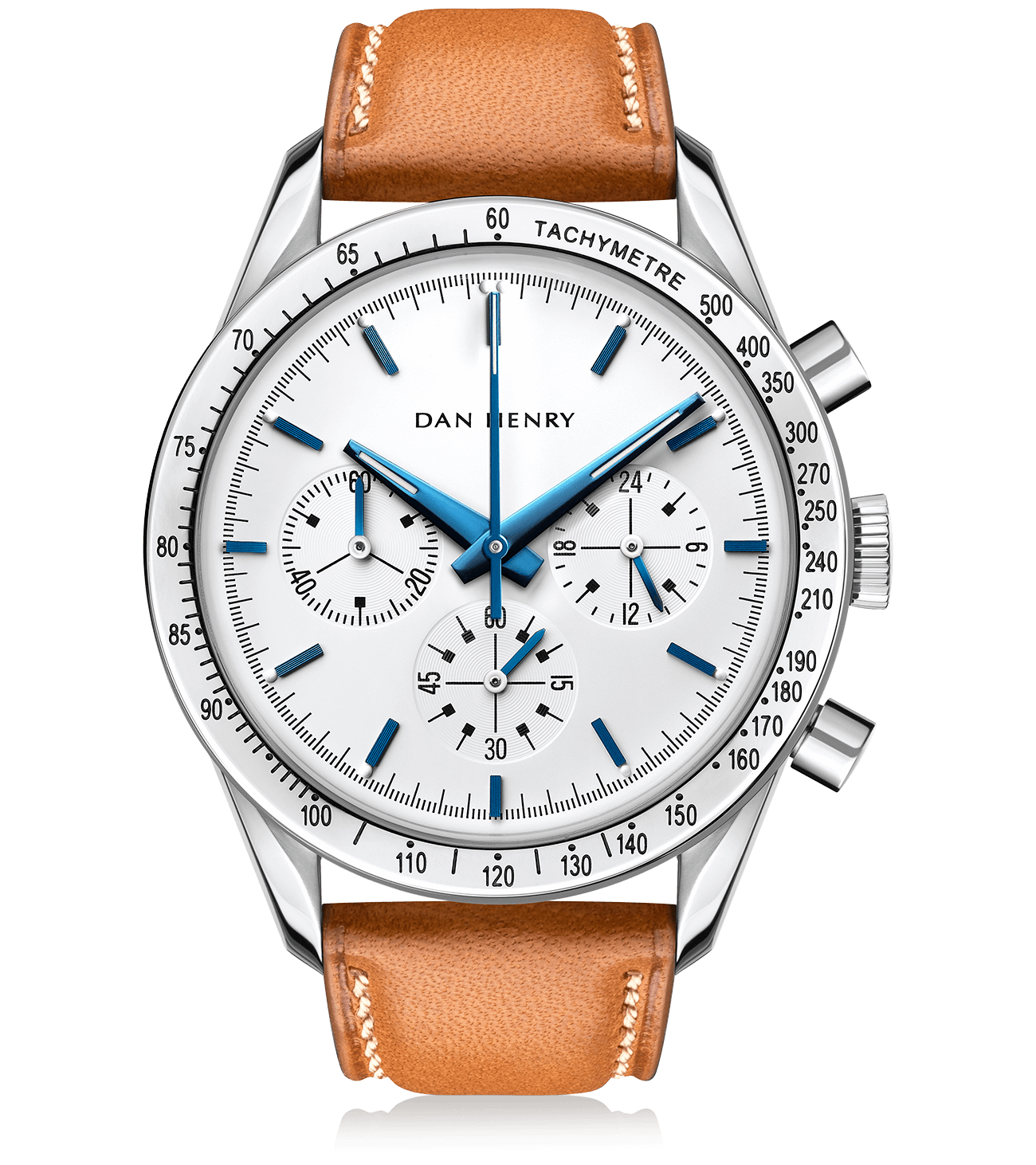White / 39mm / No Date
