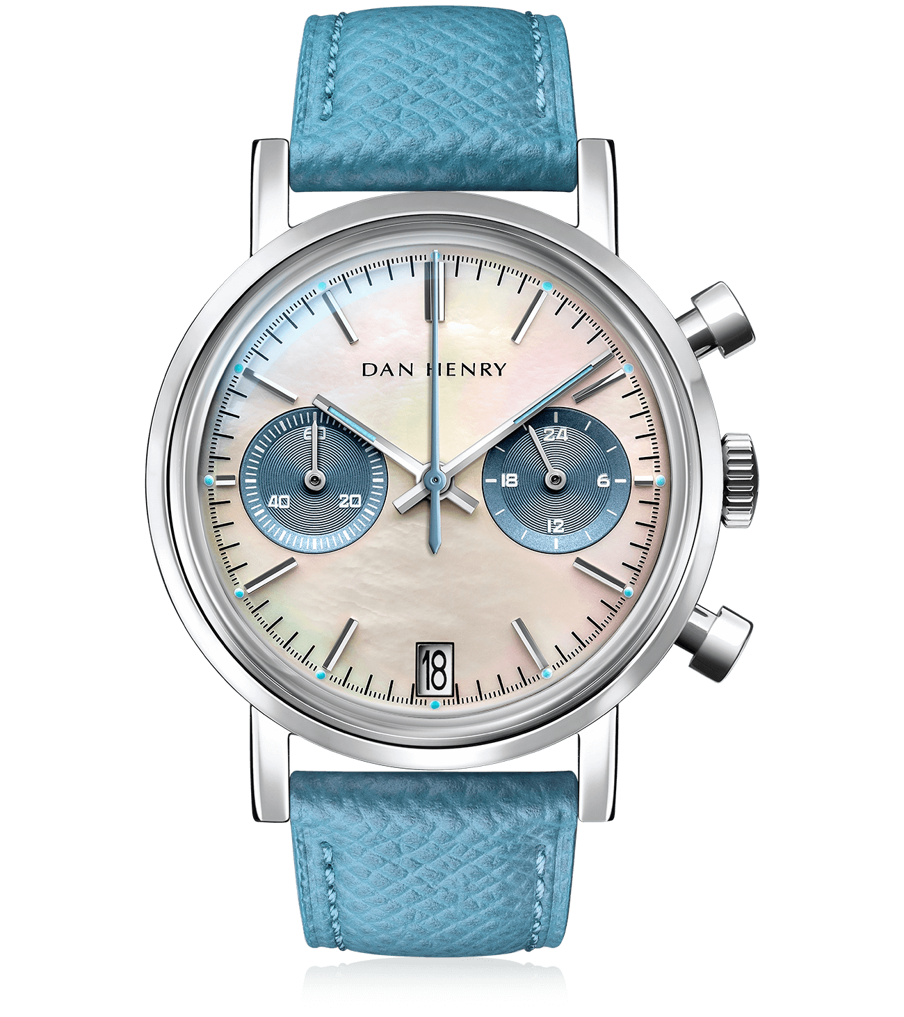 Mother of Pearl Bicompax / 36mm / Date