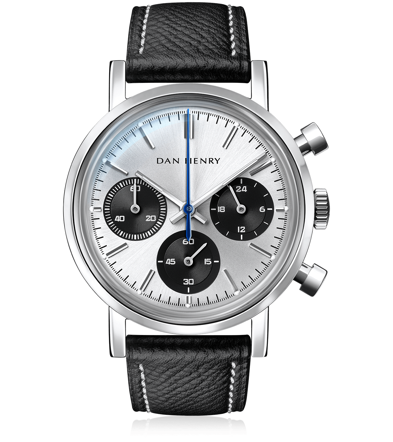 Silver Panda Tricompax / 36mm / No Date