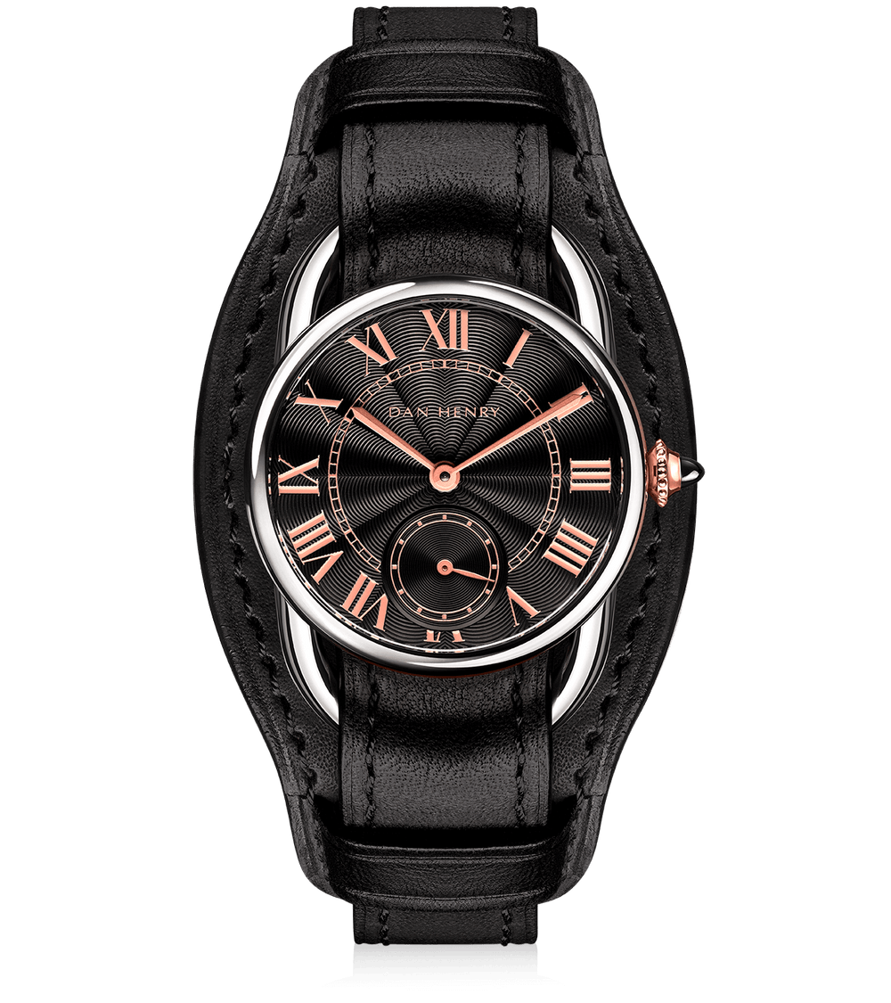 Gilt / Black Strap / 28.5mm