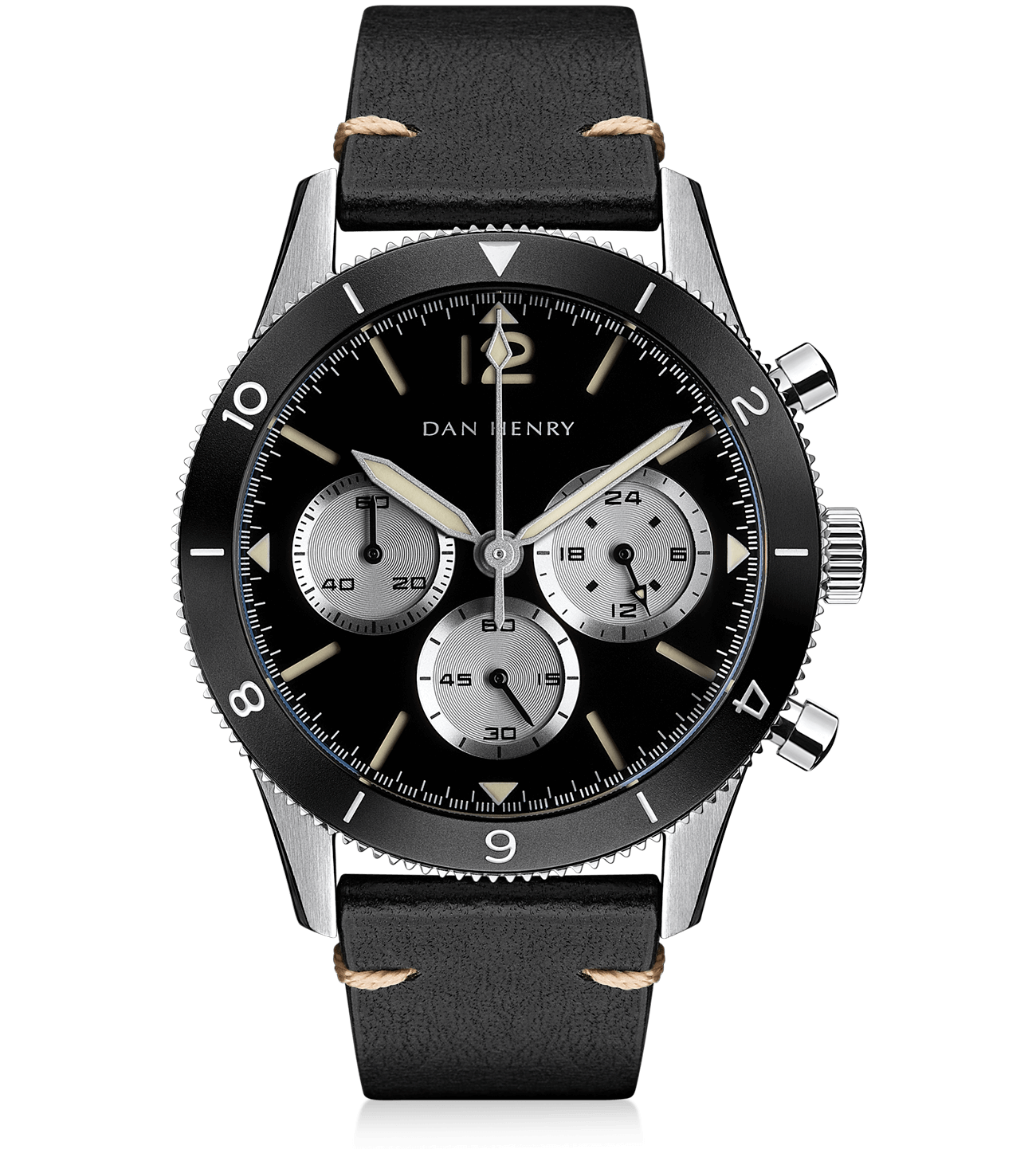 Black / 40mm / No Date