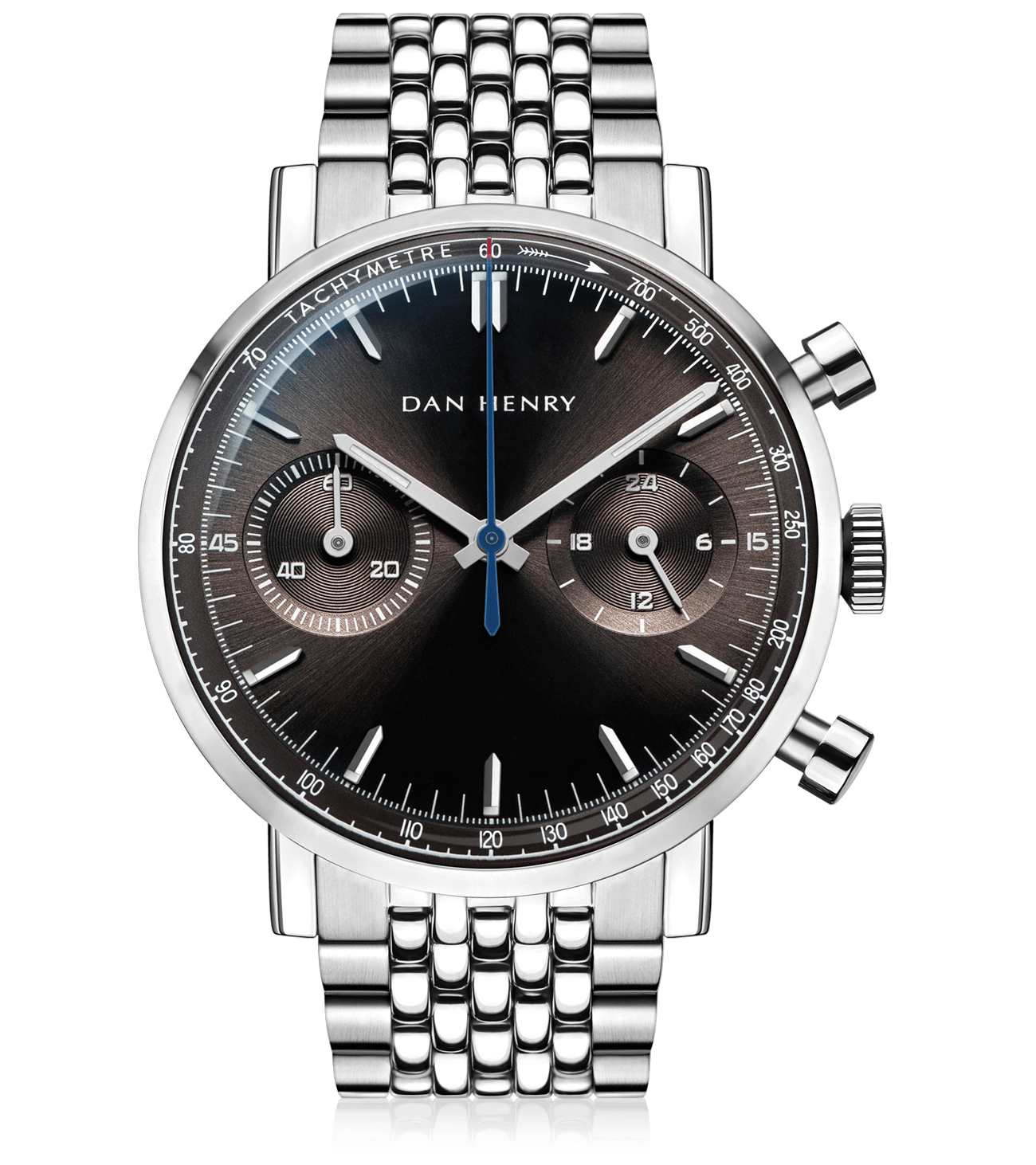 Slate Grey Bicompax / 38mm / No Date