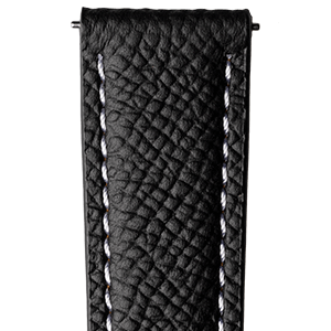 strap-tip_black/white-stitch/18mm
