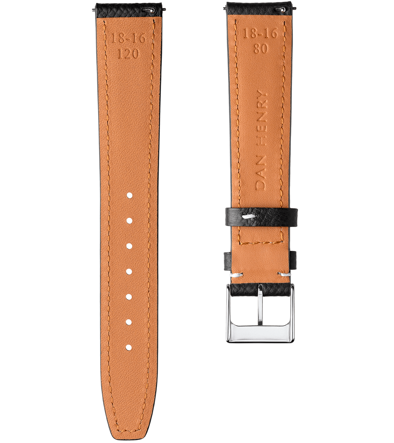 Black/White Stitch/18mm