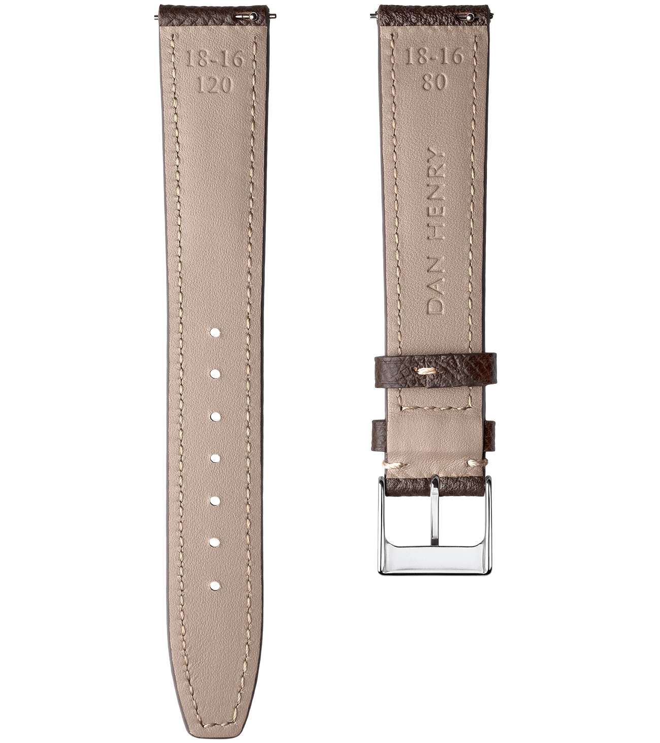 Coffee/Beige Stitch/18mm