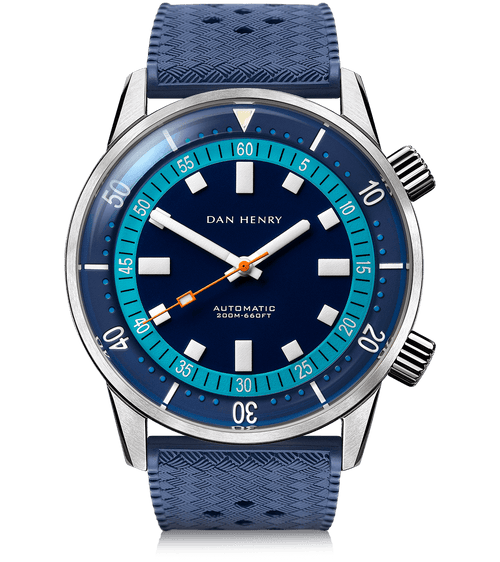 Blue / 44mm / No Date