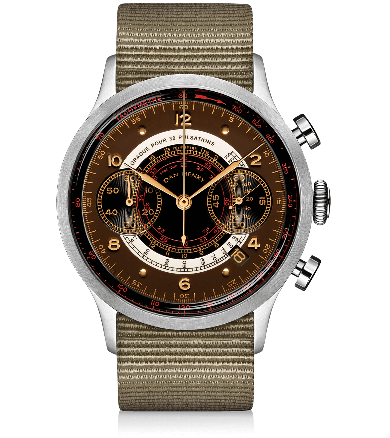 Chocolate/Date|Strap-2-Chocolate-41mm-Date