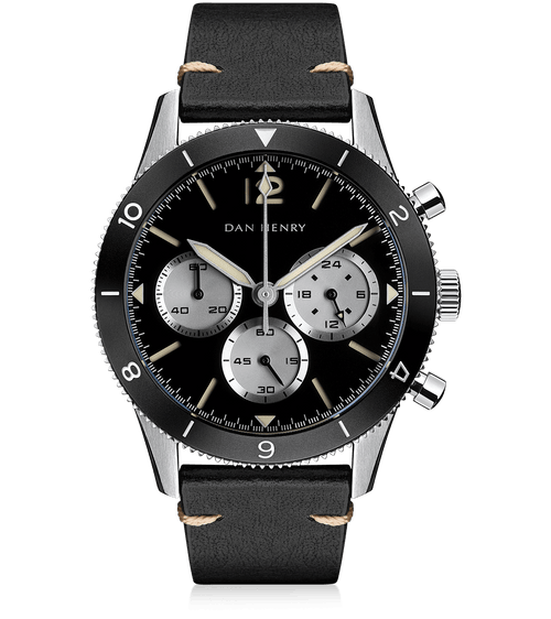 Black / 40mm / No Date