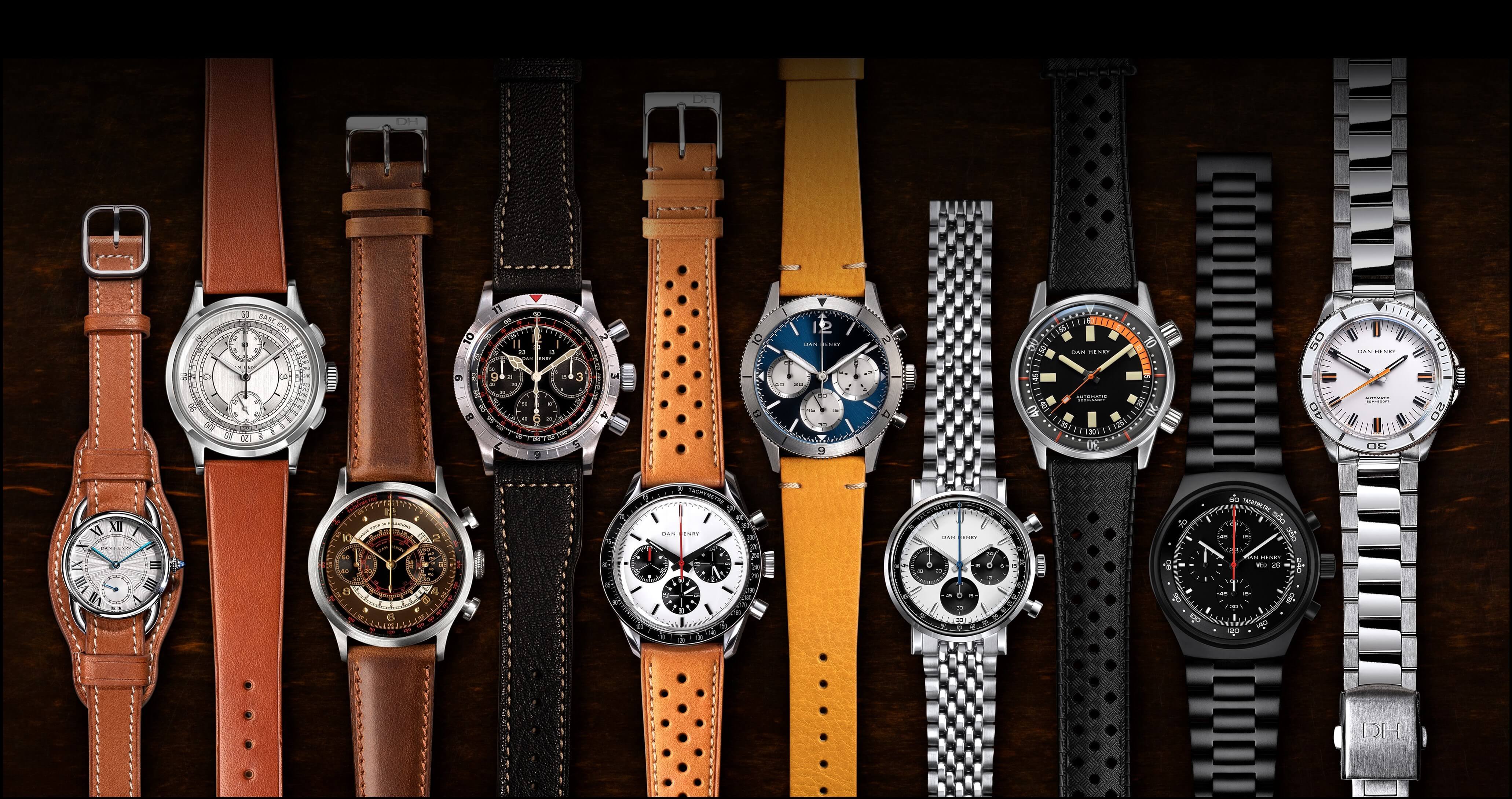 Dan Henry Watches: Vintage Limited Edition Watches & Chronographs