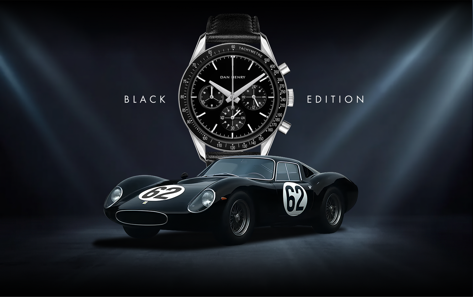 1962 Racing Chronograph | Black 1962 Racing Chronograph | Black