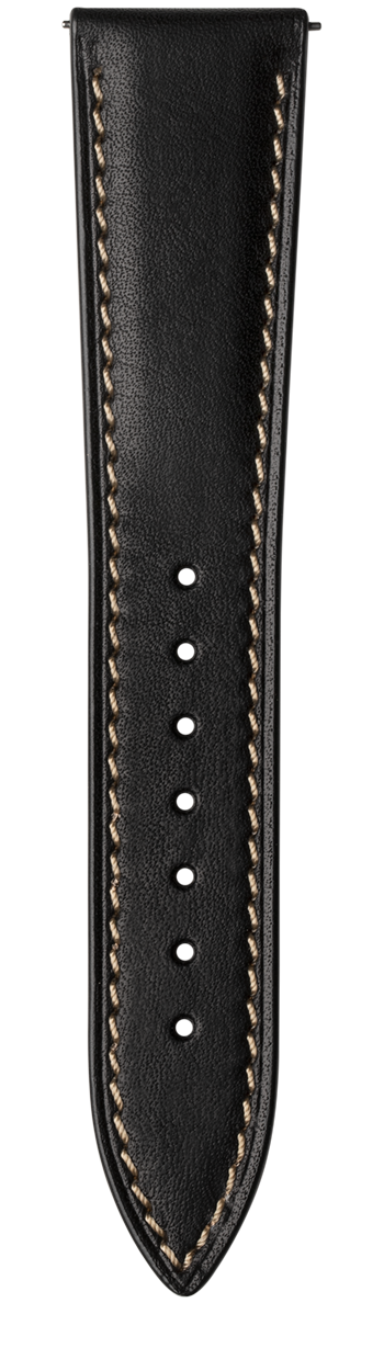 strap-bottom_black/beige-stitch/22mm
