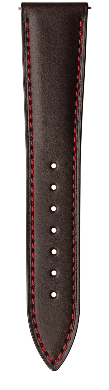 strap-bottom_coffee/red-stitch/22mm