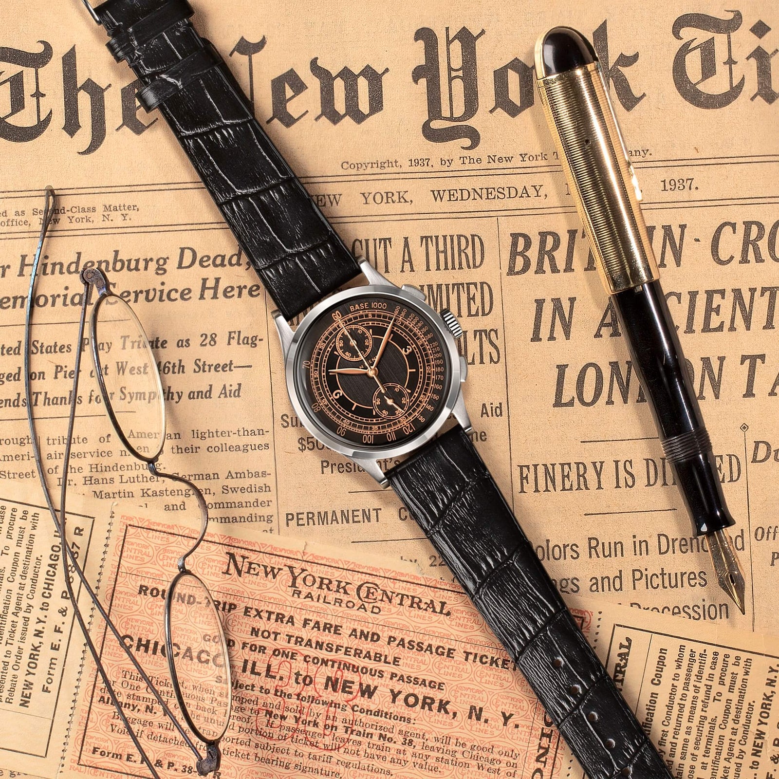 Croco Black/20mm