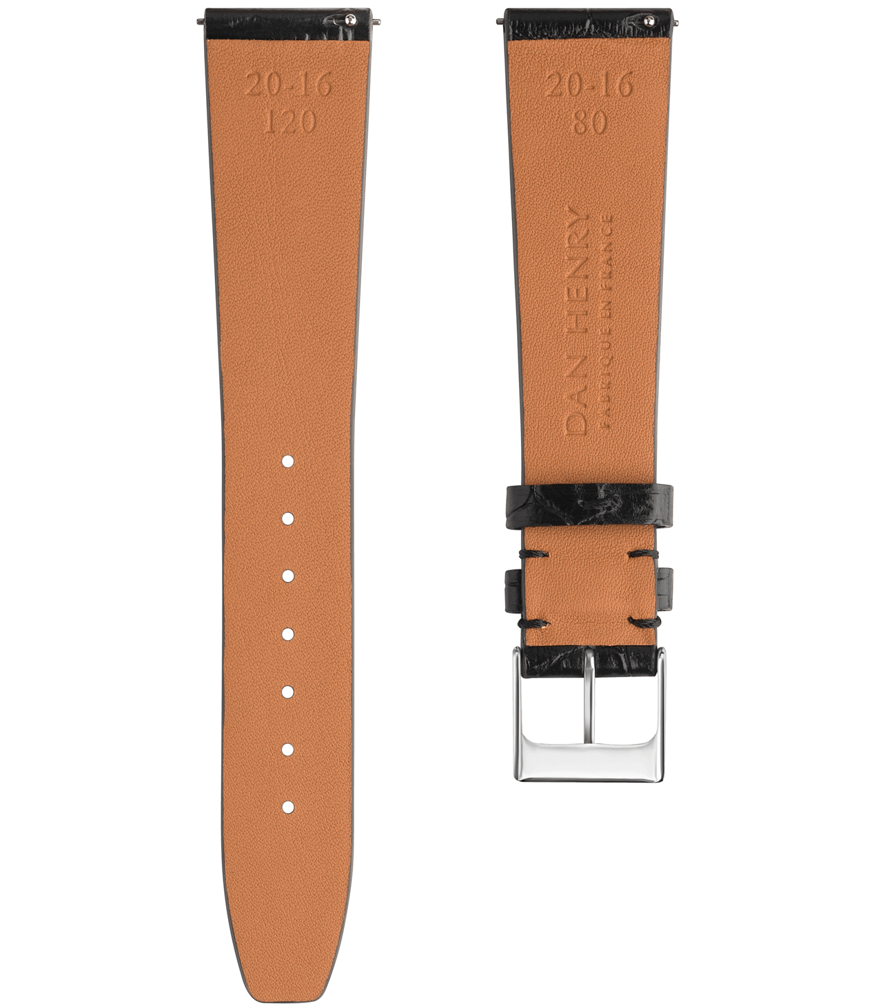 Croco Black/20mm