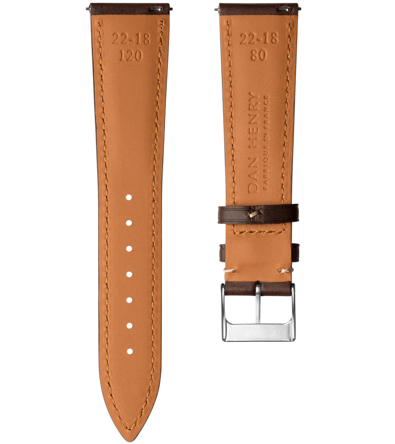 Coffee/Beige Stitch/22mm