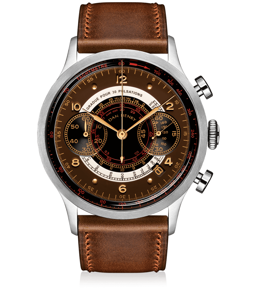 メーカー直売所 Dan_Henry_1939_Military_Chrono 時計