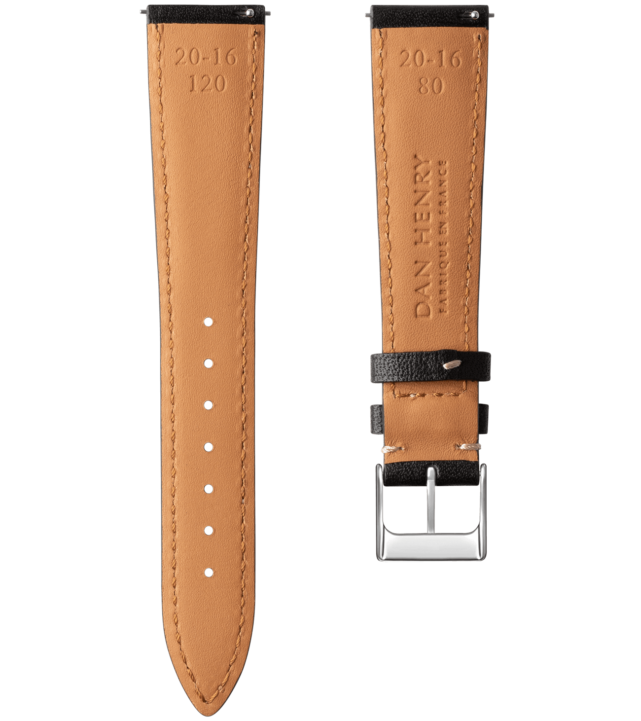 Black/Beige Stitch/20mm