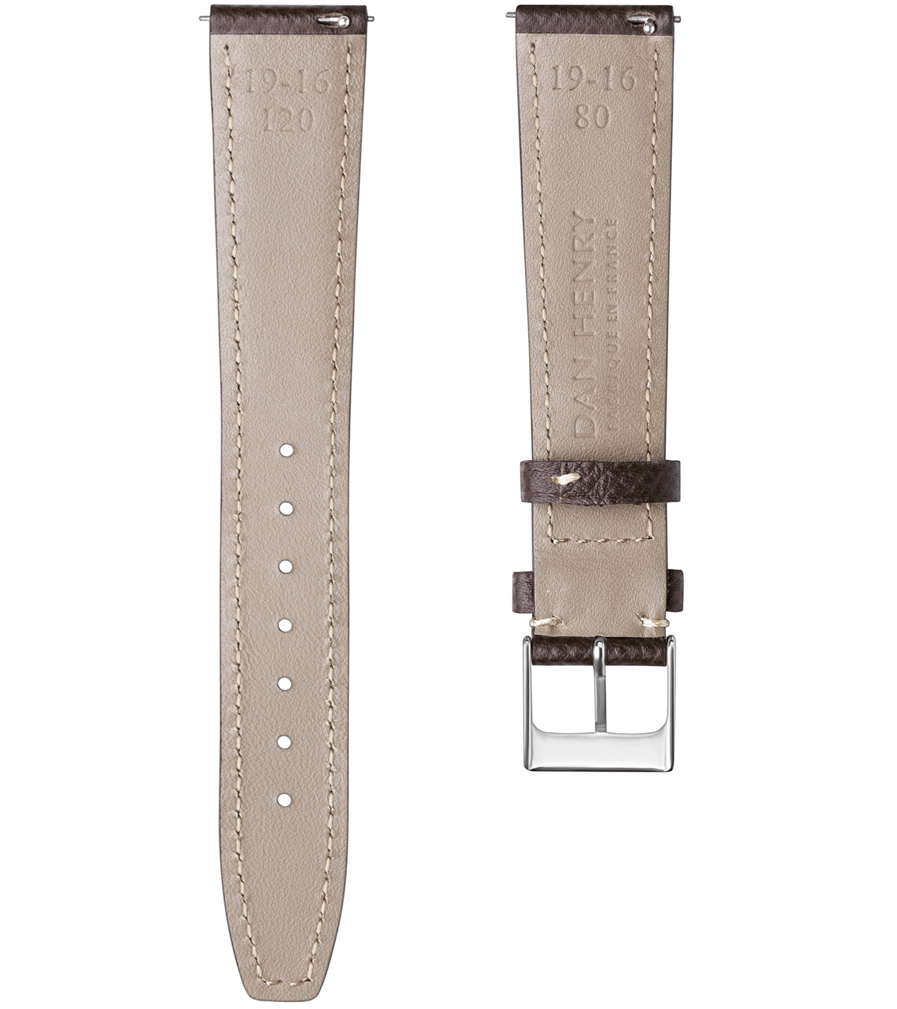 Coffee/Beige Stitch/19mm