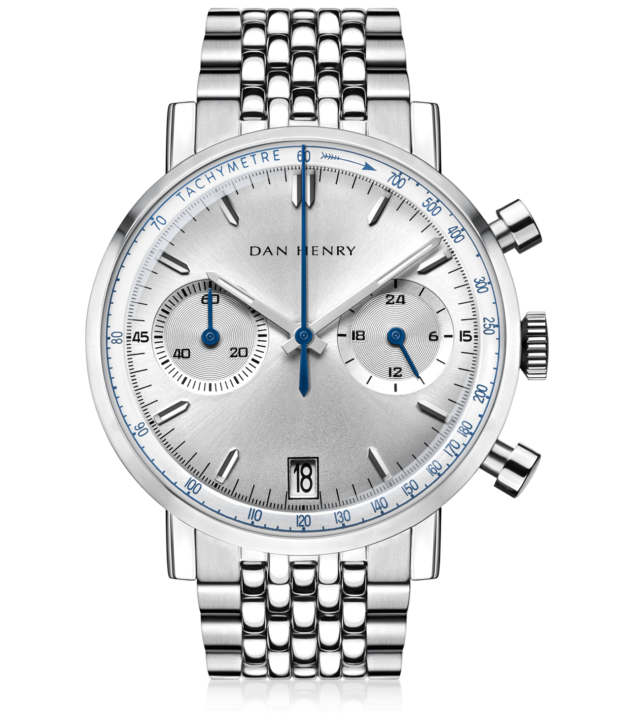 Silver-Bicompax-38mm-Date