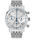 Silver Tricompax / 38mm / Date
