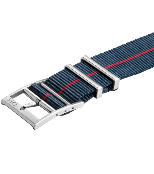 Dark Blue/Red Line/22mm