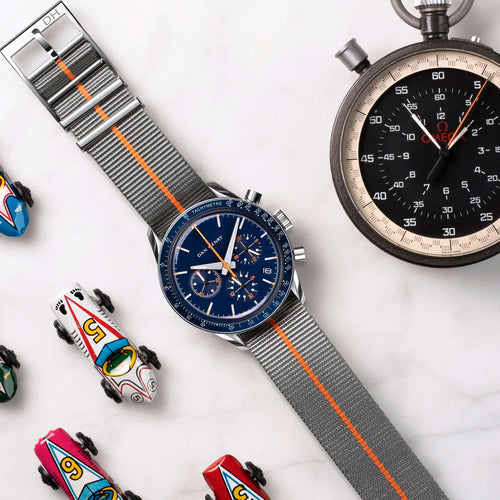 Dark Grey/Orange Line/22mm