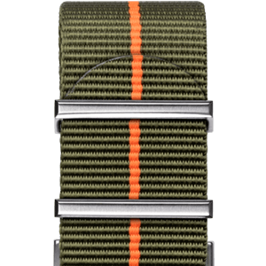 strap-tip_dark-green/orange-line/20mm