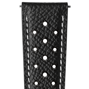 strap-tip_black/white-stitch/19mm